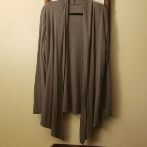 Gray cardigan light weight